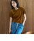 シアーベロア コンパクト半袖Tシャツ