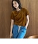 シアーベロア コンパクト半袖Tシャツ