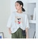 【MICKEY（ミッキー）/別注】ミッキー＆ミニー 袖フリル半袖Tシャツ
