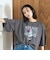 【MICKEY（ミッキー）/別注】ミッキー＆ミニー 袖フリル半袖Tシャツ