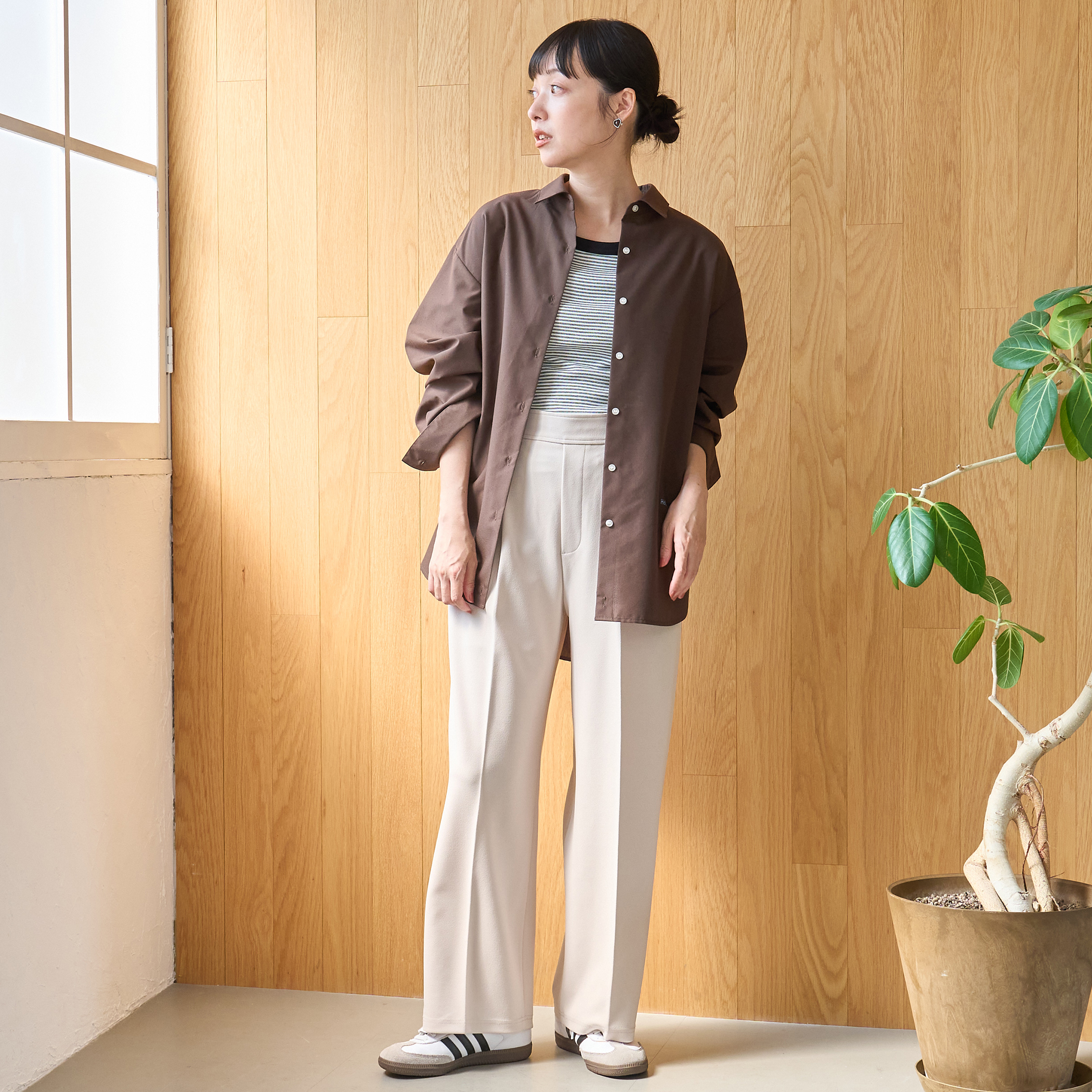 【定番シャツがリニューアル◎/防しわ】イージーケア レギュラーカラーアソートシャツ