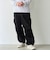 ワイドシルエット コットンカーゴパンツ