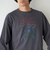 ogawa natsumi（オガワ ナツミ）デザインプリントロングスリーブTシャツ