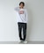 Pontre Studio（ポンレストゥディオ）デザインプリントロングスリーブTシャツ