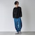 ワッフルヘンリーネック ロングスリーブ Tシャツ