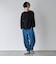 ワッフルヘンリーネック ロングスリーブ Tシャツ