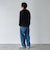 ワッフルヘンリーネック ロングスリーブ Tシャツ