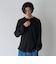 ワッフルヘンリーネック ロングスリーブ Tシャツ