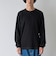 ワッフルヘンリーネック ロングスリーブ Tシャツ
