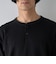 ワッフルヘンリーネック ロングスリーブ Tシャツ