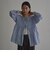 【秋カラー新登場◎/セットアイテム】シアーシャーリングシャツカーデセット
