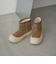 TOECAP ムートンライクショートブーツ