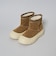 TOECAP ムートンライクショートブーツ
