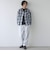 【WEB限定】POLO BCS（ポロ・ビーシーエス）ガーゼチェックシャツパーカー