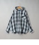 【WEB限定】POLO BCS（ポロ・ビーシーエス）ガーゼチェックシャツパーカー