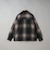 【WEB限定】POLO BCS（ポロ・ビーシーエス）起毛シャギーチェックCPOシャツ（BLACK）