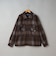 【WEB限定】POLO BCS（ポロ・ビーシーエス）起毛シャギーチェックCPOシャツ（MOCA）