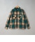 【WEB限定】POLO BCS（ポロ・ビーシーエス）起毛シャギーチェックCPOシャツ（KELLY）