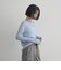 【Feel Soft / フィールソフト】ウールブレンド リブクルーネックトップス