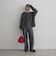 フェザーヤーン アウターライクニットカーディガン