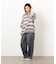 メッシュ ハーフジップ ポロニット