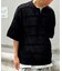 メッシュ ハーフジップ ポロニット