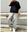 メッシュ ハーフジップ ポロニット