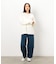 ツイルワイドテーパードパンツ