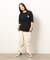 フロスト加工プリント 半袖Ｔシャツ