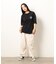 フロスト加工プリント 半袖Ｔシャツ