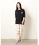 フロスト加工プリント 半袖Ｔシャツ
