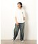フロスト加工プリント 半袖Ｔシャツ