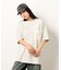 布帛切り替え バックプリントＴシャツ