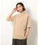 布帛切り替え バックプリントＴシャツ