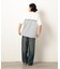 布帛切り替え バックプリントＴシャツ