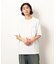 布帛切り替え バックプリントＴシャツ