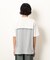 布帛切り替え バックプリントＴシャツ