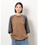 裾スピンドル ラグラン５分袖Ｔシャツ