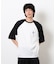 裾スピンドル ラグラン５分袖Ｔシャツ