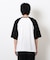 裾スピンドル ラグラン５分袖Ｔシャツ