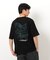 バック＆胸刺繍ウェーブロゴ半袖Ｔシャツ