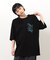 バック＆胸刺繍ウェーブロゴ半袖Ｔシャツ