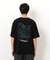 バック＆胸刺繍ウェーブロゴ半袖Ｔシャツ