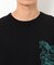 バック＆胸刺繍ウェーブロゴ半袖Ｔシャツ