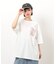 バック＆胸刺繍ウェーブロゴ半袖Ｔシャツ