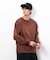 スプレー加工×ロゴ刺繍長袖Ｔシャツ