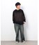 スプレー加工×ロゴ刺繍長袖Ｔシャツ