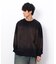 スプレー加工×ロゴ刺繍長袖Ｔシャツ