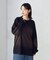 スプレー加工×ロゴ刺繍長袖Ｔシャツ