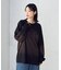 スプレー加工×ロゴ刺繍長袖Ｔシャツ